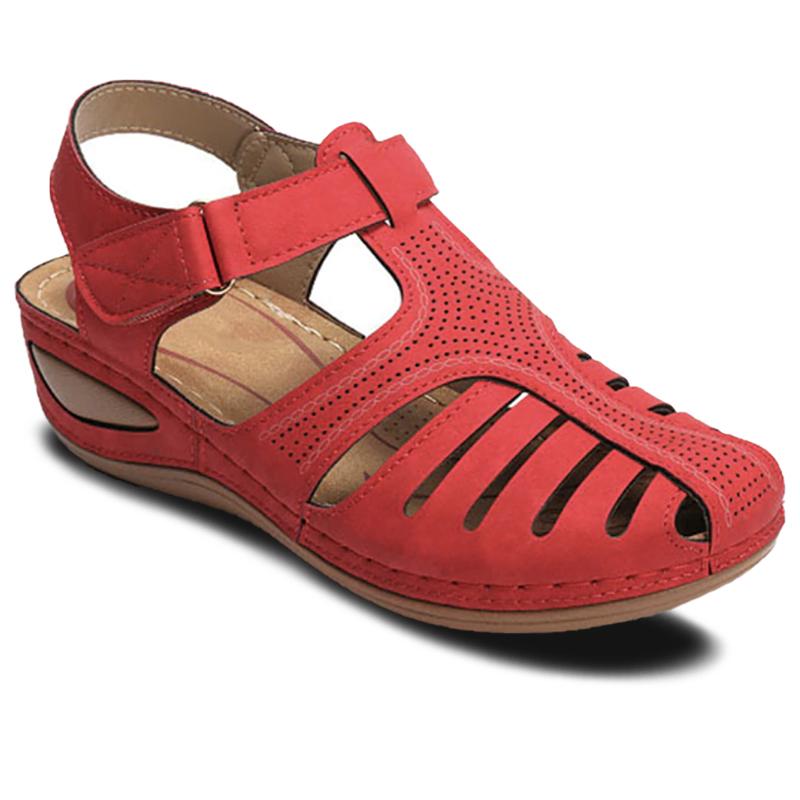 Les sandalias elegantes para pasar un verano cómodo Las Buenas Ofertas Rojo 34