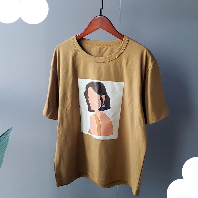 Florydays Camisetas S2 Cafe 2 / One Size Camisetas Con Personajes Estampados De Algodon