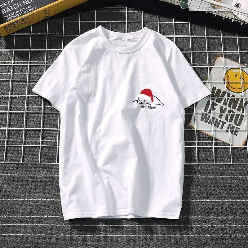 Florydays Camisetas S2 XPM Blanco / S Camiseta Estampada A La Moda Con Manga Ancha